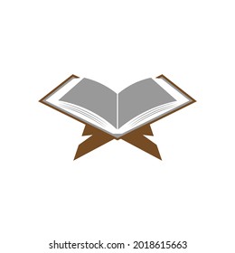 Open book icon design illustration template