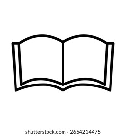 Open book icon design template 