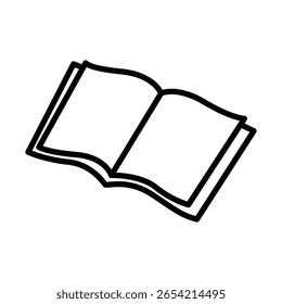 Abrir icono de libro Plantilla de diseño 