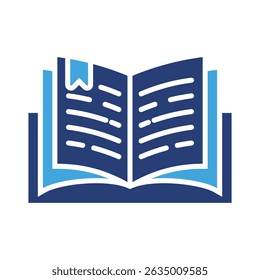 Abrir elemento de ícone de livro para design