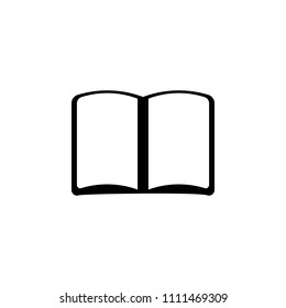 open book icon. Element of education icon for mobile concept and web apps. Detailed open book icon can be used for web and mobile. Premium icon on white background