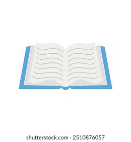 open book icon flat design vector isolated on white background