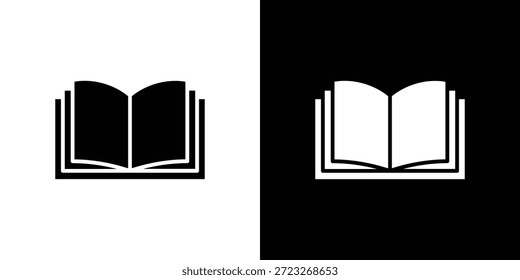 colección de diseños de doodle gráfico de icono de libro abierto