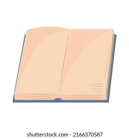 open book icon isolated flat
