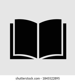 open book icon isolated vector illustration