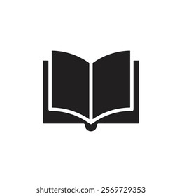 open book icon Line Art Logo set