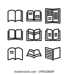 open book icon or logo isolated sign symbol vector illustration - Collection of high quality black style vector icons

