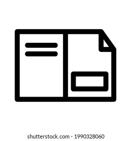 open book icon or logo isolated sign symbol vector illustration - high quality black style vector icons
