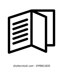 open book icon or logo isolated sign symbol vector illustration - high quality black style vector icons
