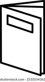 Open book icon pictogram set illustration