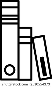 Open book icon pictogram set illustration