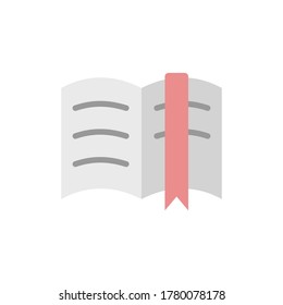 Abrir icono de libro. Elementos vectoriales de color simples de iconos de conocimiento para ui y ux, sitio web o aplicación móvil