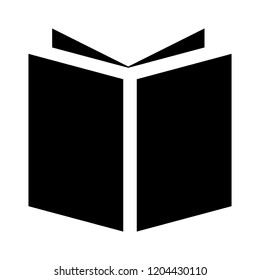 open book icon. Simple illustration of open book vector icon for web - education icon