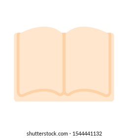 open book icon. Simple illustration of open book vector icon for web - education icon