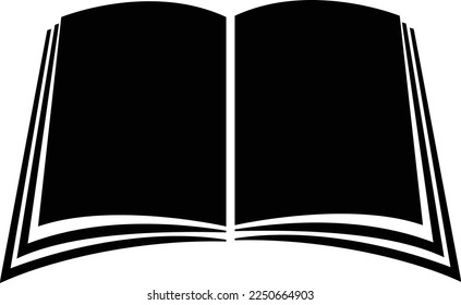 Open Book Icon Stock Vector
