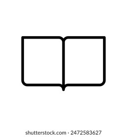 open book icon symbol vector template 