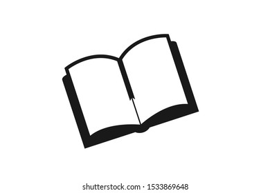 Open book icon, text book icon