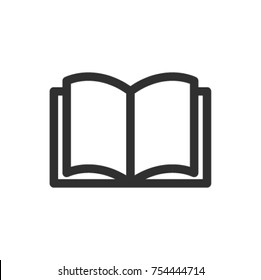 Open Book Icon Vector