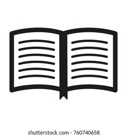 open book icon, book vector icon 