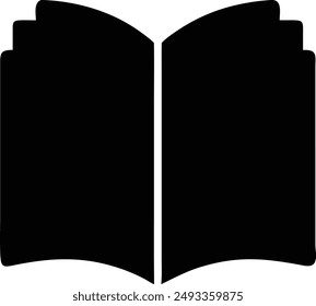 abrir icono de libro Arte vectorial