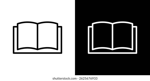 open book icon vector collection. vector sign illustration