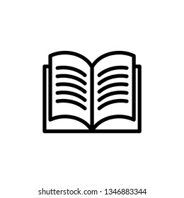 Book Icon Vector Solid Illustration Pictogram Stock Vector (Royalty ...