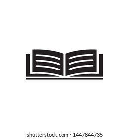 open book icon vector design template