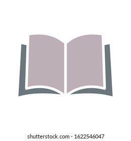 Open book icon vector design templates