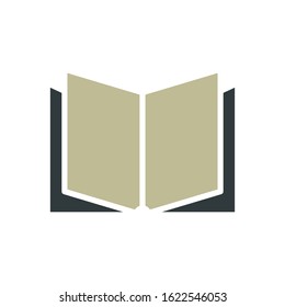 Open book icon vector design templates