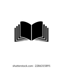 open book icon vector design templates 