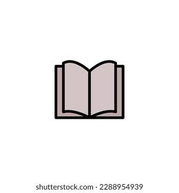 open book icon vector design templates 
