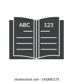Open book icon- vector education sign and symbol. Learning icon.