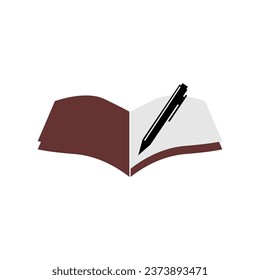 open book icon vector, eps 10