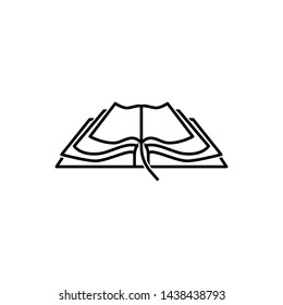 Open Book Icon Vector Illuistration - Vector