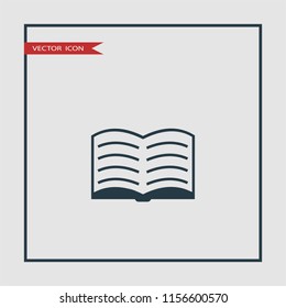 open book icon vector illustration