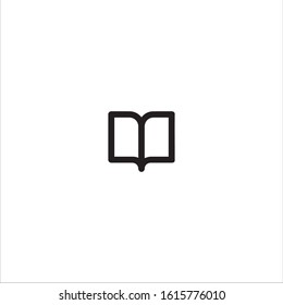 Open book icon - vector illustration