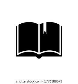 open book icon vector illustration design