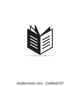 open book icon vector illustration