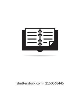open book icon vector illustration