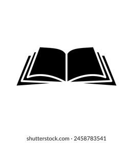 open book icon vector illustration color editable