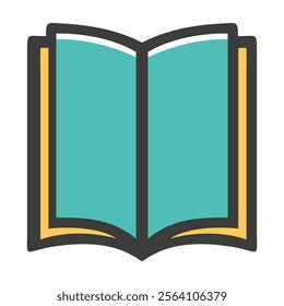  Open book icon vector illustration