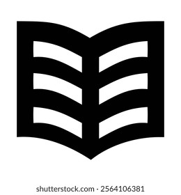  Open book icon vector illustration