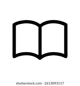 Open Book Icon Vector illustration on white background.