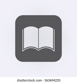 Open book icon . Vector illustration