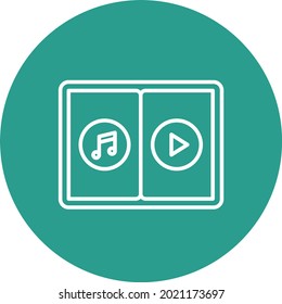 Open Book icon vector image. Can also be used for web apps, mobile apps and print media.