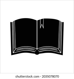 logotipo vectorial de icono de libro abierto