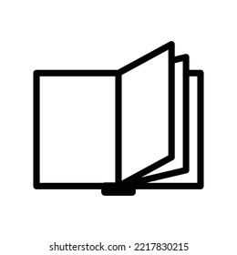 Open Book Icon Vector On Trendy Design.