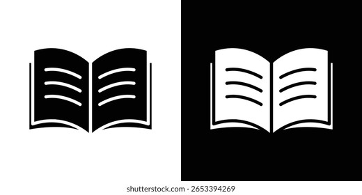 open book icon Vector scalable graphics