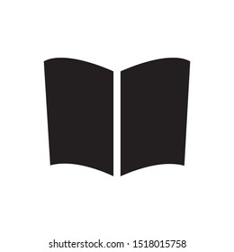 open book icon vector symbol template 