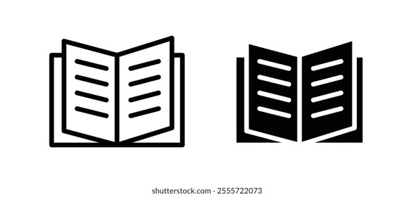 open book icons for web ui designs